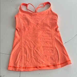 🍀lululemon athletica Orange Tank Top